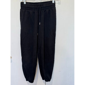 Women's H&M Black knit drawstring Joggers Size S